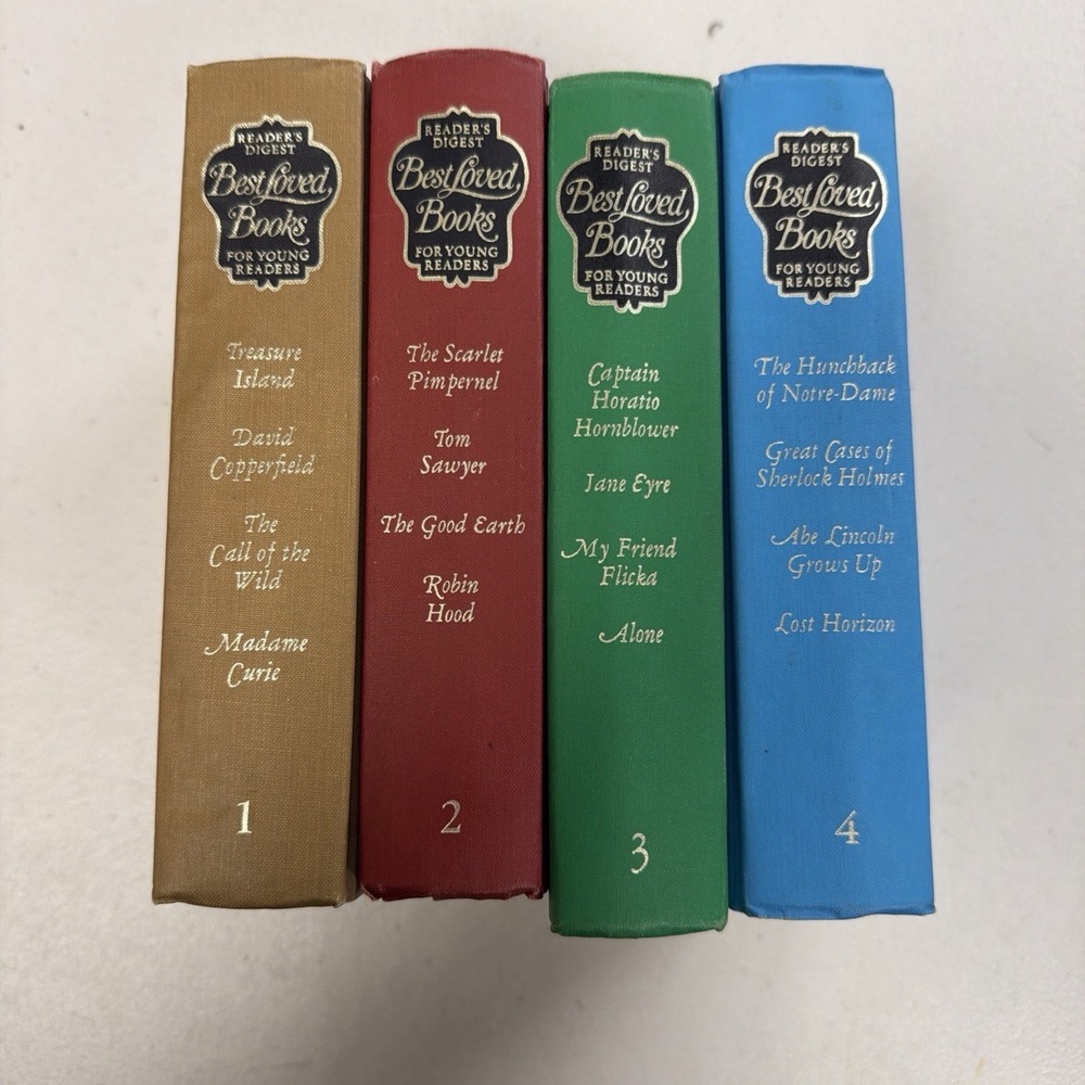 1960s First Edition Readers Digest Best Loved Books For Young Readers - 1 - 4